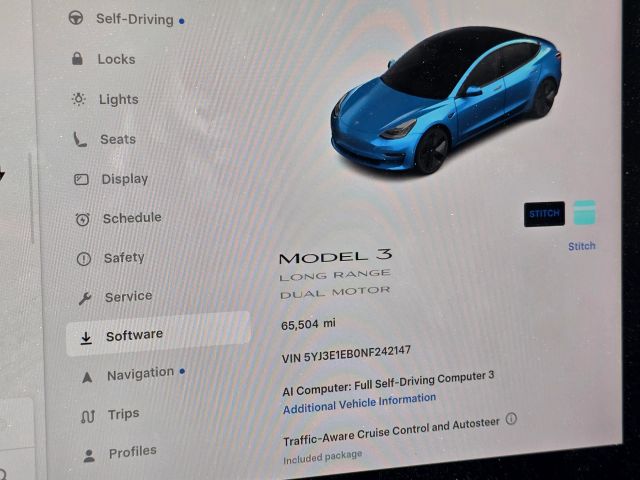 tesla model 3 2022 5YJ3E1EB0NF242147 image tesla model 3 2022 5YJ3E1EB0NF242147 image